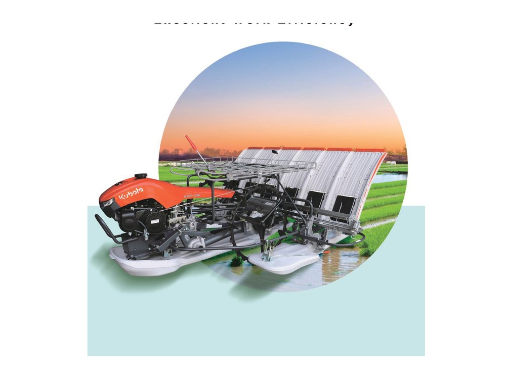 Kubota KNP-6W Rice Transplanter